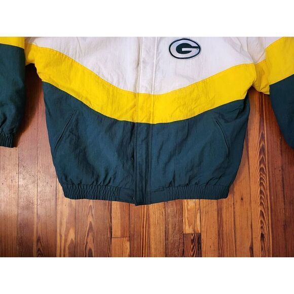 Green Bay Packers APEX One Pro Line Full-Zip Jacket VTG Mens XL in good conditio - Picture 3 of 7